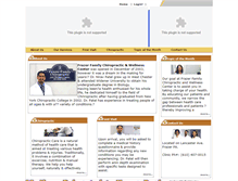 Tablet Screenshot of frazerchiro.com